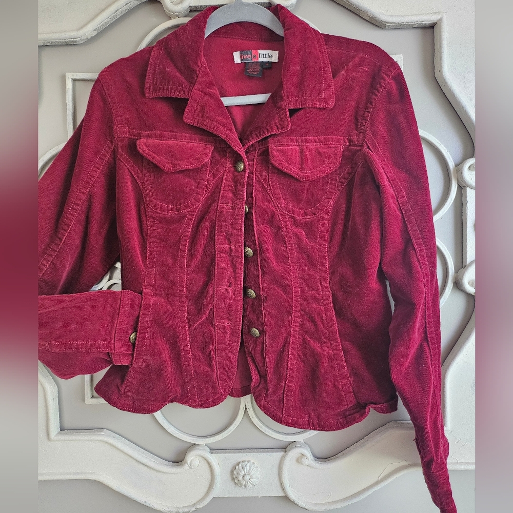 Euc Corduroy button just jacket (Z2)